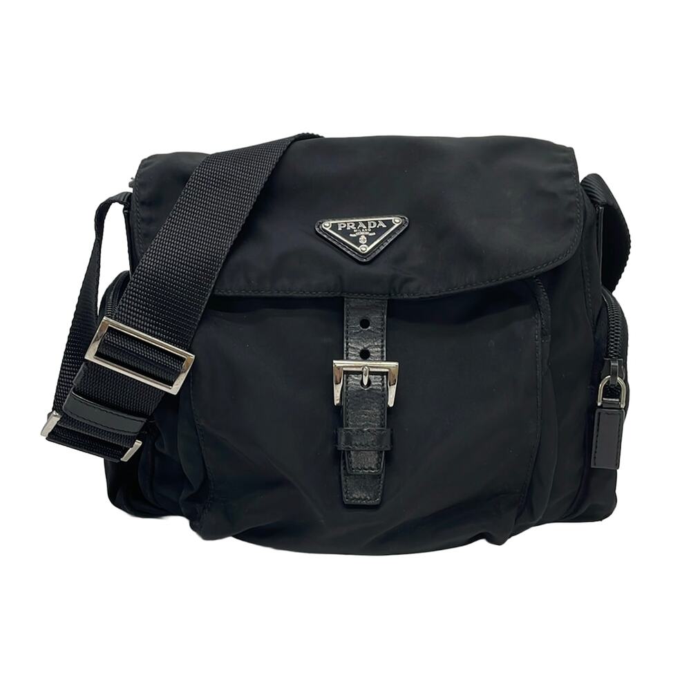 Prada Shoulder Bag Nylon Leather